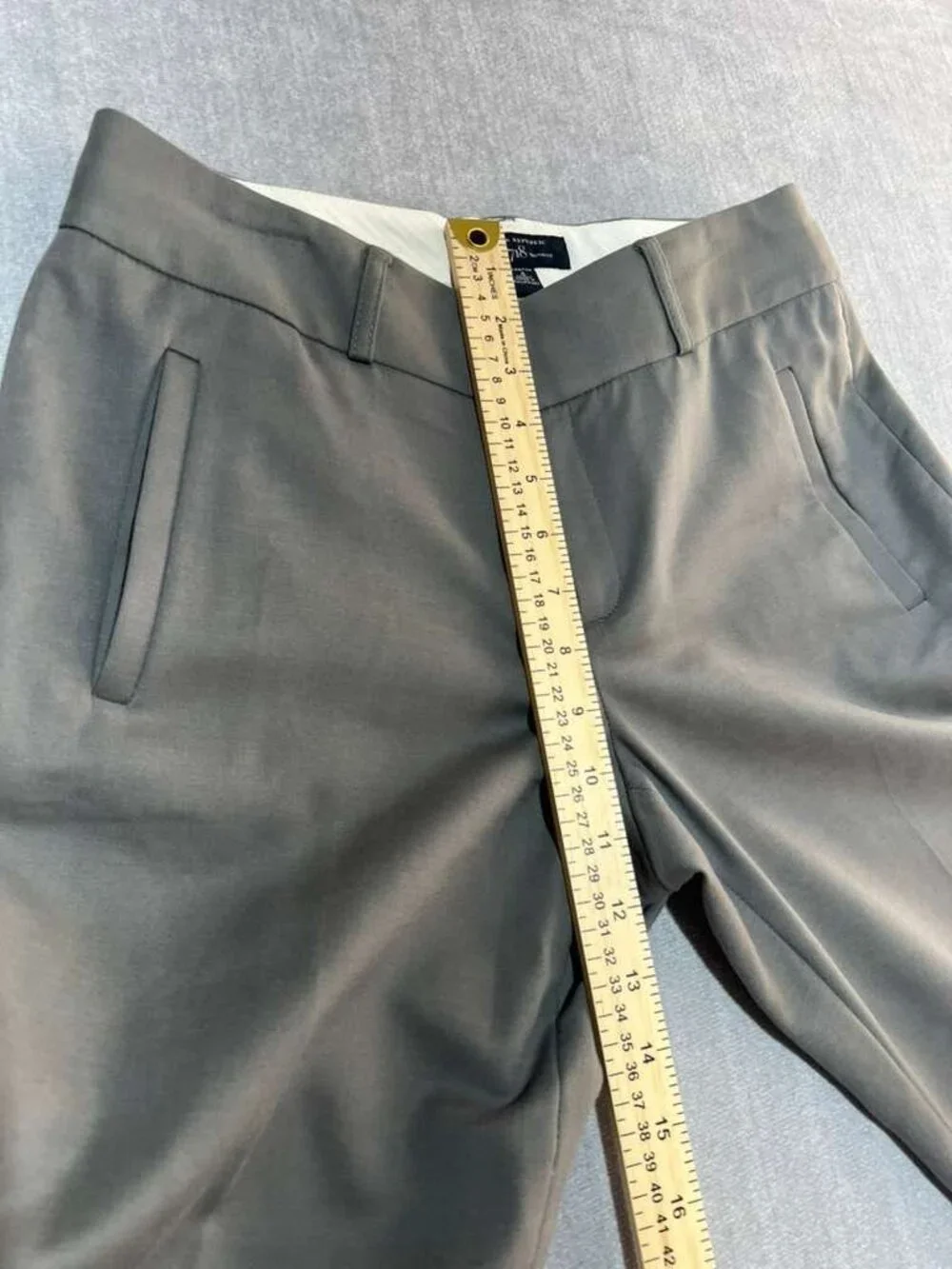 Banana Republic 718 Martin Fit Gray Stretch Dress Pants Women’s Size 4 - Picture 6 of 9